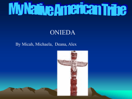 Oneida Native American Tribe