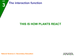 This is how plants react