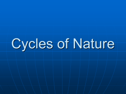 Cycles of Nature