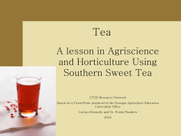 AG_8-4_Agriscience Lesson on tea