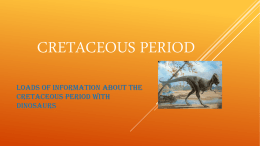 Cretaceous period 12 11 15 D-L-J E
