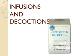 07. Infusions and decoctions