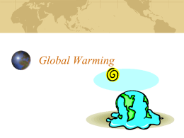 (Global Warming) Notes
