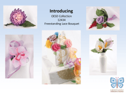 How to put the Freestanding flowers together