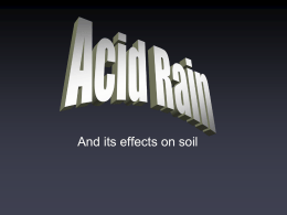 Day 13- Acid Rain