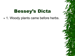 Bessey`s Dicta - Academic Resources at Missouri Western