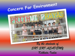 Concern For Environment