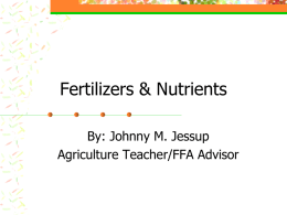 Fertilizers & Nutrients