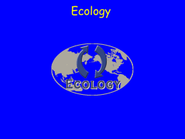 Ecology notes - Bethlehem Central School District