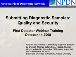 Submitting Diagnostic Samples - Florida Plant Diagnostic Network