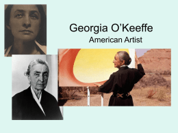 Georgia O`Keeffe - cwnchs art department