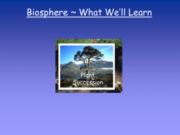 Biosphere Power Point