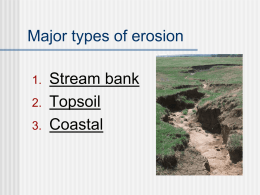 Erosion - AIS Moodle