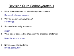 Revision Quiz Fuels 1