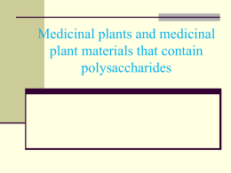 02. MP and MPM that contain polysaccharides