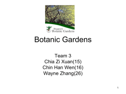 Botanic Gardens - P5 GE Science 2011