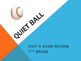 Unit 5 Common Assessment Review