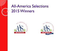2015 AAS Winners - All