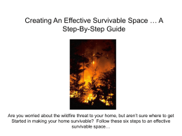 living with fire power point presentation