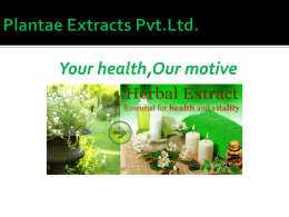 Plantae Extracts Pvt.Ltd.