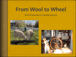 From Wool to Wheel