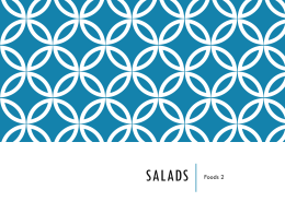 Standard 6 Salads