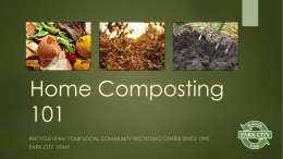 Home Composting 101