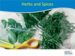 Using herbs