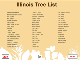 IL trees info with picsx