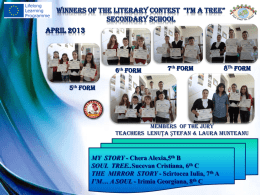 I`m a tree - literary contest - 2013.ppsx