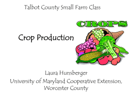 Talbot County Small Farm Class - University of Maryland Extension