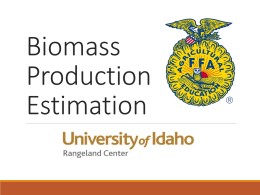 Biomass Production Teaching Aid