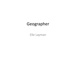 Geographer - cooklowery14-15