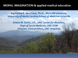 Grand Rounds PowerPoint - UNC School of Medicine