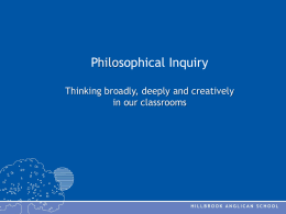 Philosophical Inquiry Presentation