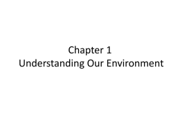 Chapter 1. Understanding Our Environment