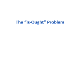Ought” Problem