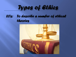 Types of Ethics