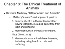 Chapter 8: The Ethical Treatment of Animals