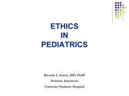 ETHICS IN PEDS