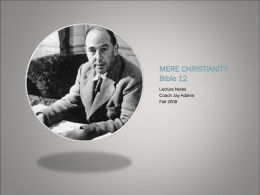 MERE CHRISTIANITY