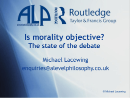 Is morality objective? The state of the debate