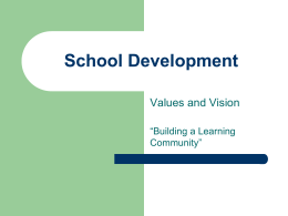 School Development - Newfoundland and Labrador