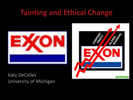 Tainting and Ethical Change
