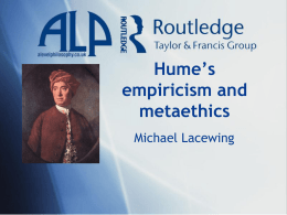 Hume`s empiricism and metaethics