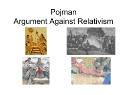 Pojman Lecture