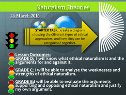 lesson 5. Ethical Naturalism