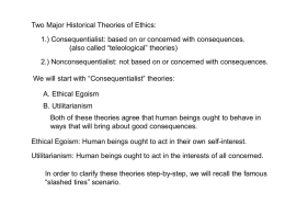 Consequentialist Theories