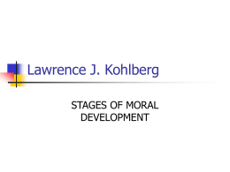 Lawrence J. Kohlberg