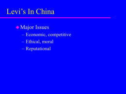 Levi`s In China